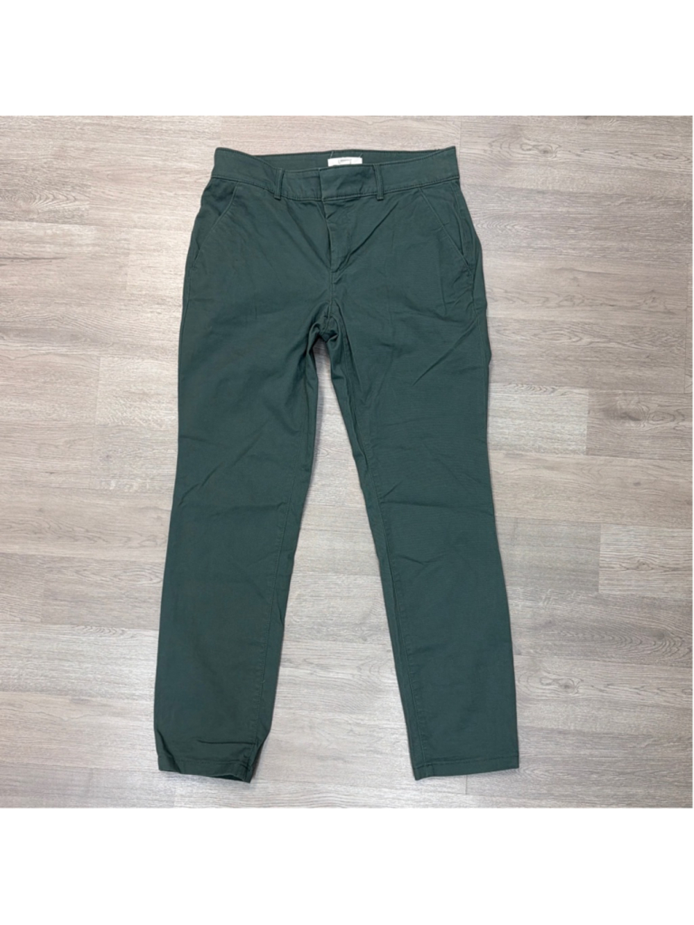 Loft Girlfriend Chino Pants Straight Leg Sage Green Sz 4!